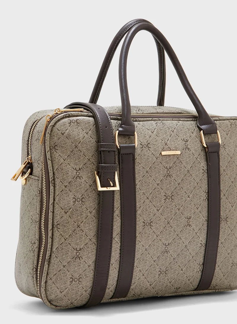 CARPISA Top Handle Zip Through Tote