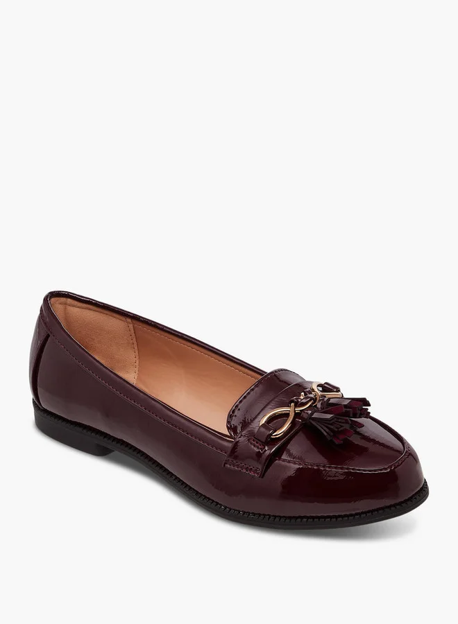 سيليست Women's Tassel Accent Slip-On Loafers