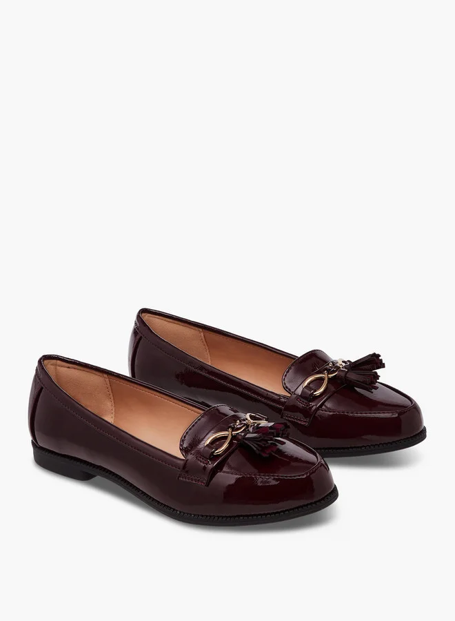 سيليست Women's Tassel Accent Slip-On Loafers