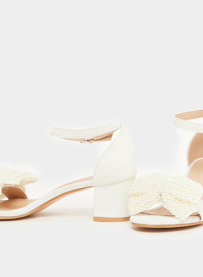 ستايلي صنادل بكعب عالٍ مزينة - Image 4