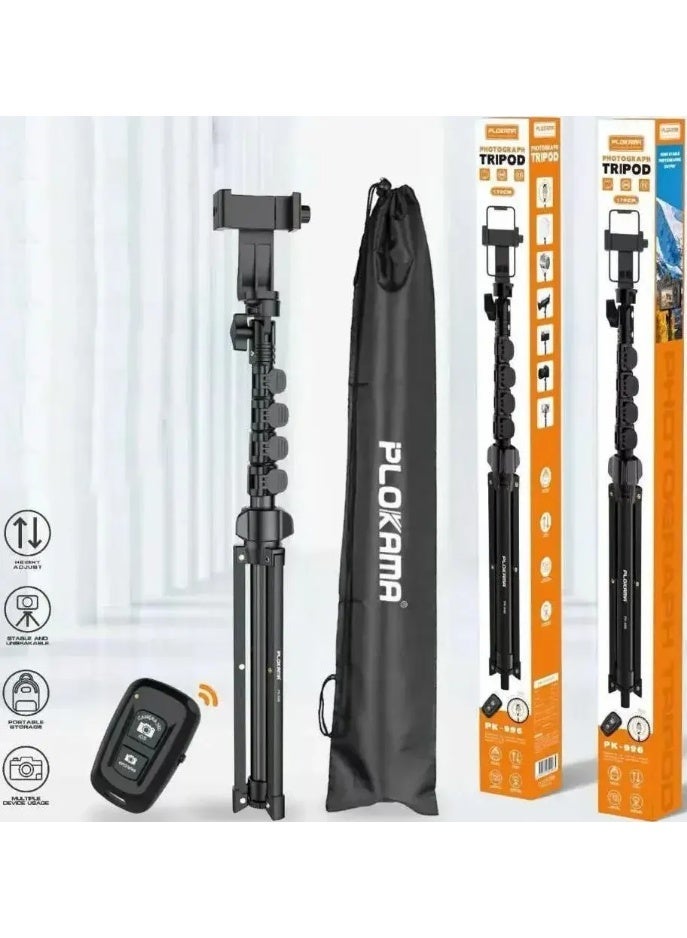 PLOKAMA PK996 Multifunctional Tripod Stand - Image 1