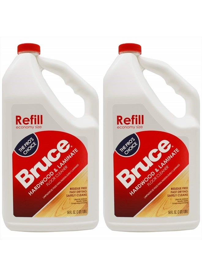 Bruce Hardwood & Laminate Floor Cleanr - 64oz Refill - 2 Pack - Image 2
