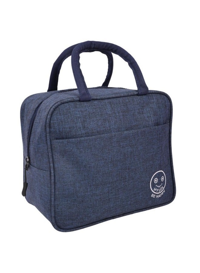 HYLOL Portable And Reusable Insulated Nylon Lunch Bags Women Work, Student Kids, Thermal Cooler Bag Picnic Organizer Storage Lunch Box - (Blue Color), 6 liter - Image 1