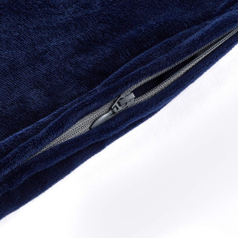 RelaxBlanket 60''x80'' Duvet Cover for Weighted Blanket | Premium Super Soft Minkey | Navy - Image 5