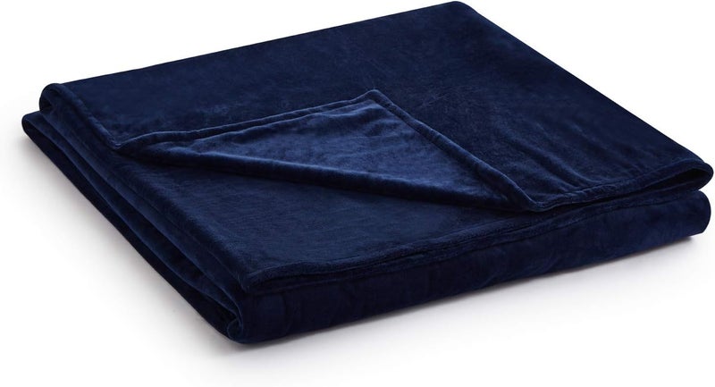 RelaxBlanket 60''x80'' Duvet Cover for Weighted Blanket | Premium Super Soft Minkey | Navy - Image 1