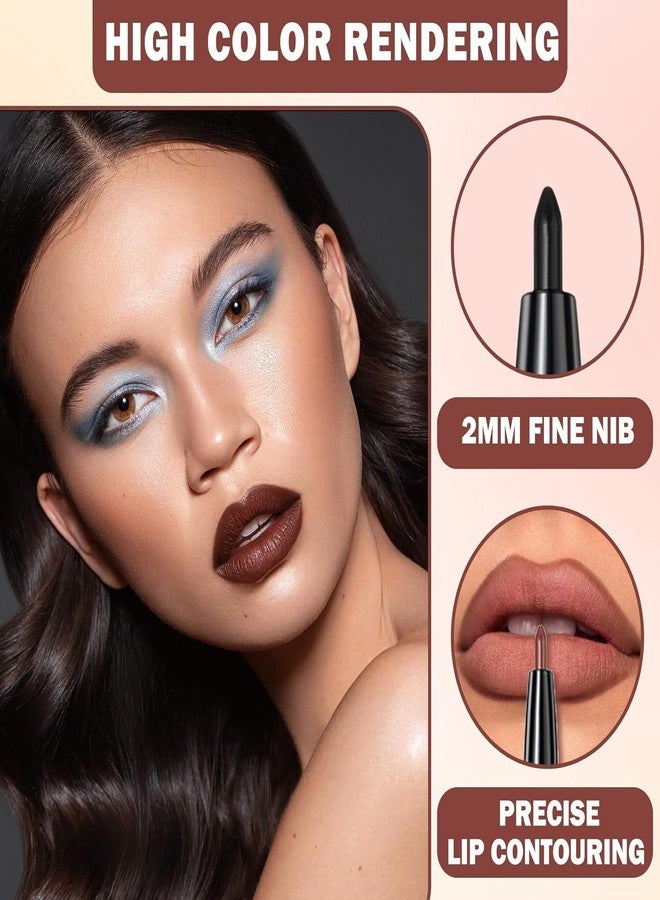 RedOak 3 In 1 Lip Gloss Set With Matte Lipstick,Moisturizing Lip Gloss And 2mm Lip Liner - Cinnamon Bun - Image 5