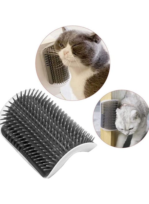 فرشاة تدليك ناعمة للقطط فرشاة تدليك ناعمة للقطط ذات الفرو القصير والطويل، لعبة تدليك اكثر نعومة للجراء الصغيرة
