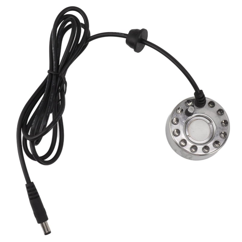 Ultrasonic 12 LED Fog Generator Water Resistant Mist Maker for Aquarium Fountain - Image 3