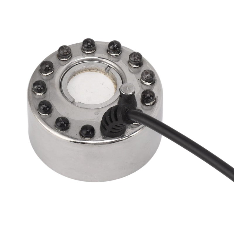 Ultrasonic 12 LED Fog Generator Water Resistant Mist Maker for Aquarium Fountain - Image 5