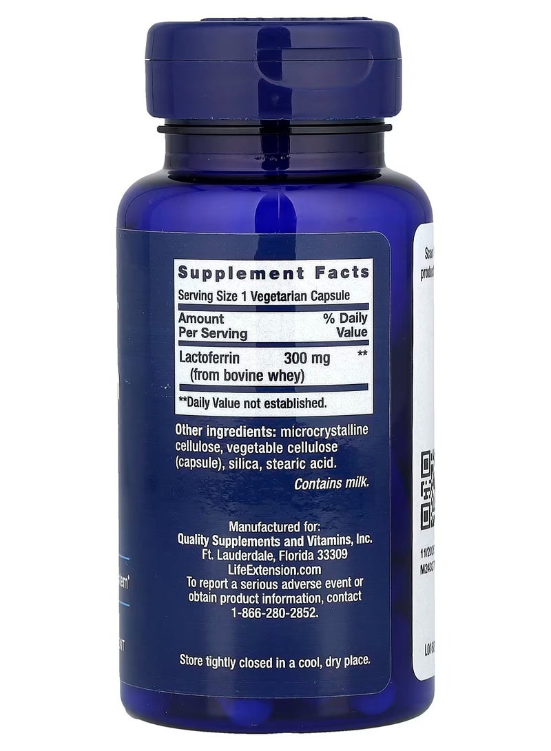 Life Extension, Lactoferrin Caps, 60 Vegetarian Capsules (300 mg per Capsule) - Image 2