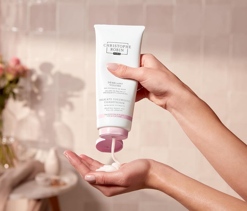 Christophe Robin Delicate Volumizing Conditioner With Rose Extracts for Thin Fine and Flat Hair 67 fl oz - Image 2