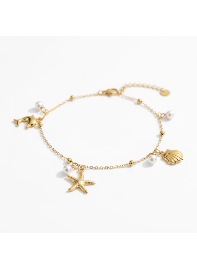 Bariq The Marina Charm Anklet - Tarnish Free - Image 2