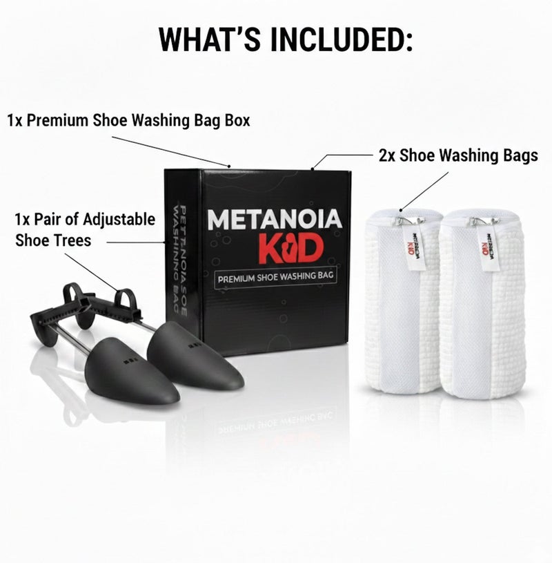 ميتانويـا كيد ميتانويا كيد طقم العناية بالأحذية: ٢ كيس غسيل + ١ زوج قوالب - Image 2