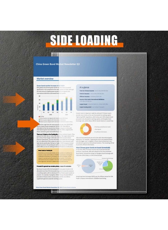 توتاتا واقي صفحات للورق مقاس 11×17، عبوة من 50 واقيًا للورق بحجم التابلويد، وأكمام ملف مقاس 11×17 - Image 5