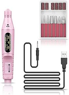 Generic Portable Electric Nail Drill - Professional Efile Electrical Professional Nail File Kit for Acrylic, Gel Nails, Manicure Pedicure Polishing Shape Tools Design for Home Salon Use 