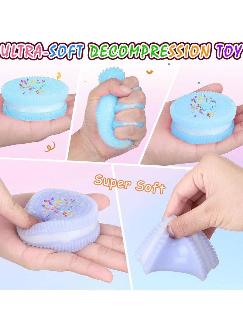 2 Pcs Squishy Toy, Stress Relief Toys Adults&Kids, Kawaii Fufu Squishy Fidget Toys, Stress Squishy Ball, Mochi Squishy Anxiety Relief Toys for Party Favors - Image 5