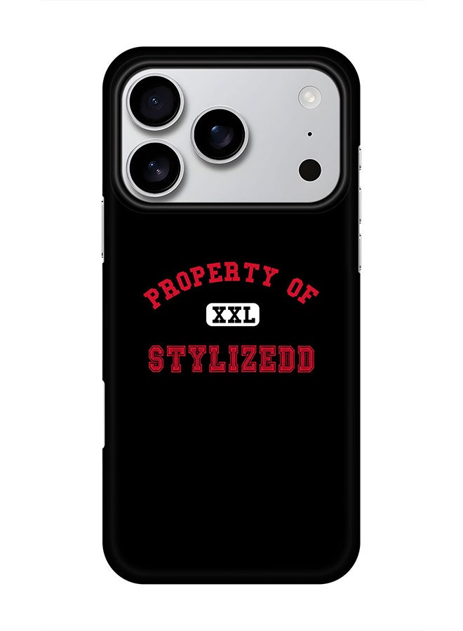 Stylizedd For iPhone 17 Pro,Case, [Compatible with MagSafe] Magnetic cover Slim fit Protection Matte, - Property of Stylizedd