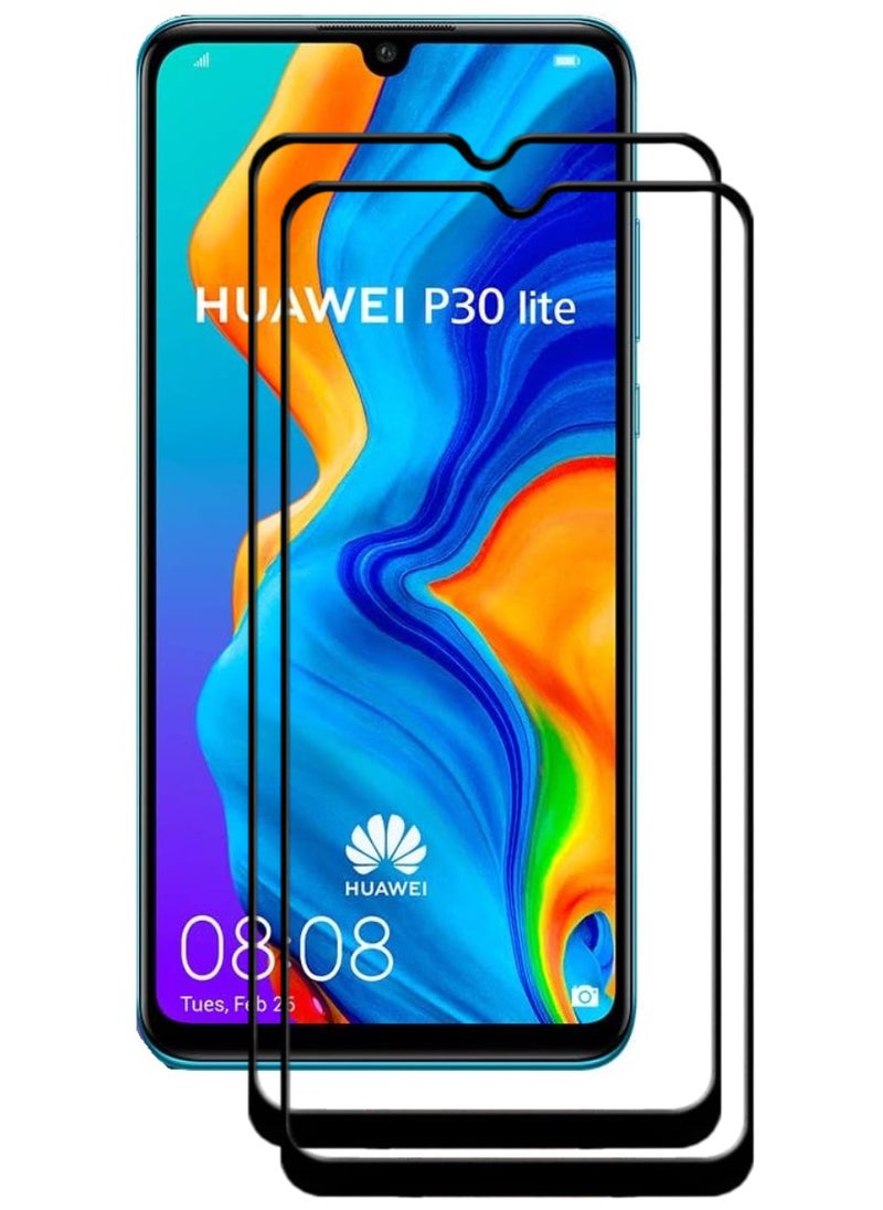 ACLIX 2 Pieces Antistatic ESD Dustproof Premium Quality High Definition Tempered Glass Screen Protector Designed For Huawei P30 lite - Image 1