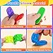 DODOLOL Sensory Fidget Toys for Kids Adults 8 Pack Sensory Strips for AutismADHD and Anxiety Relief Items for Adults Quiet Suction Toys for Autism Stress Relief Fidgets Calm StripsWorry Stones Desk Toys - Image 4