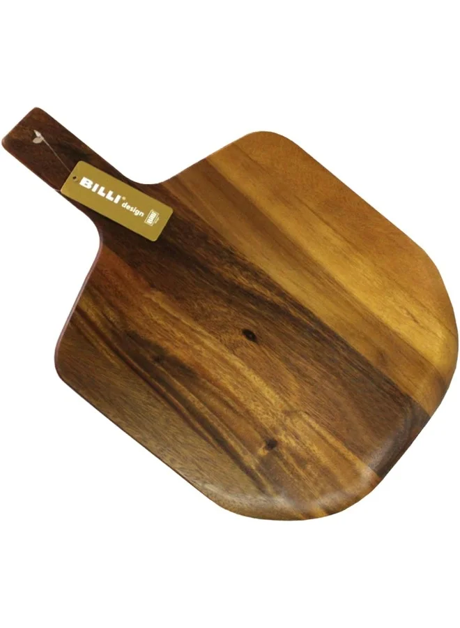 BILLI Billi Acacia Wood Pizza board, Cheese platter from Thailand, Large, Brown