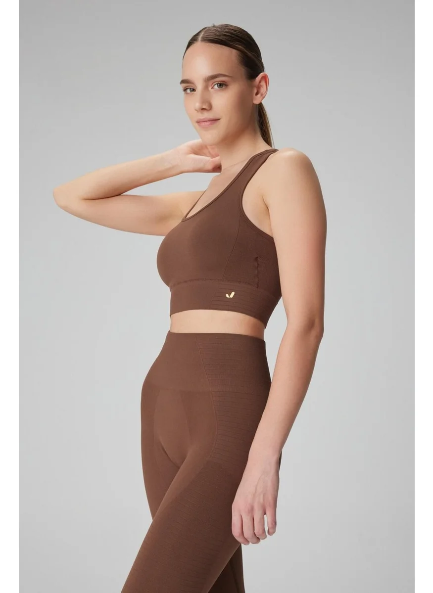 Jerf Gela Double Layer Kompress Sport Bra Toprak