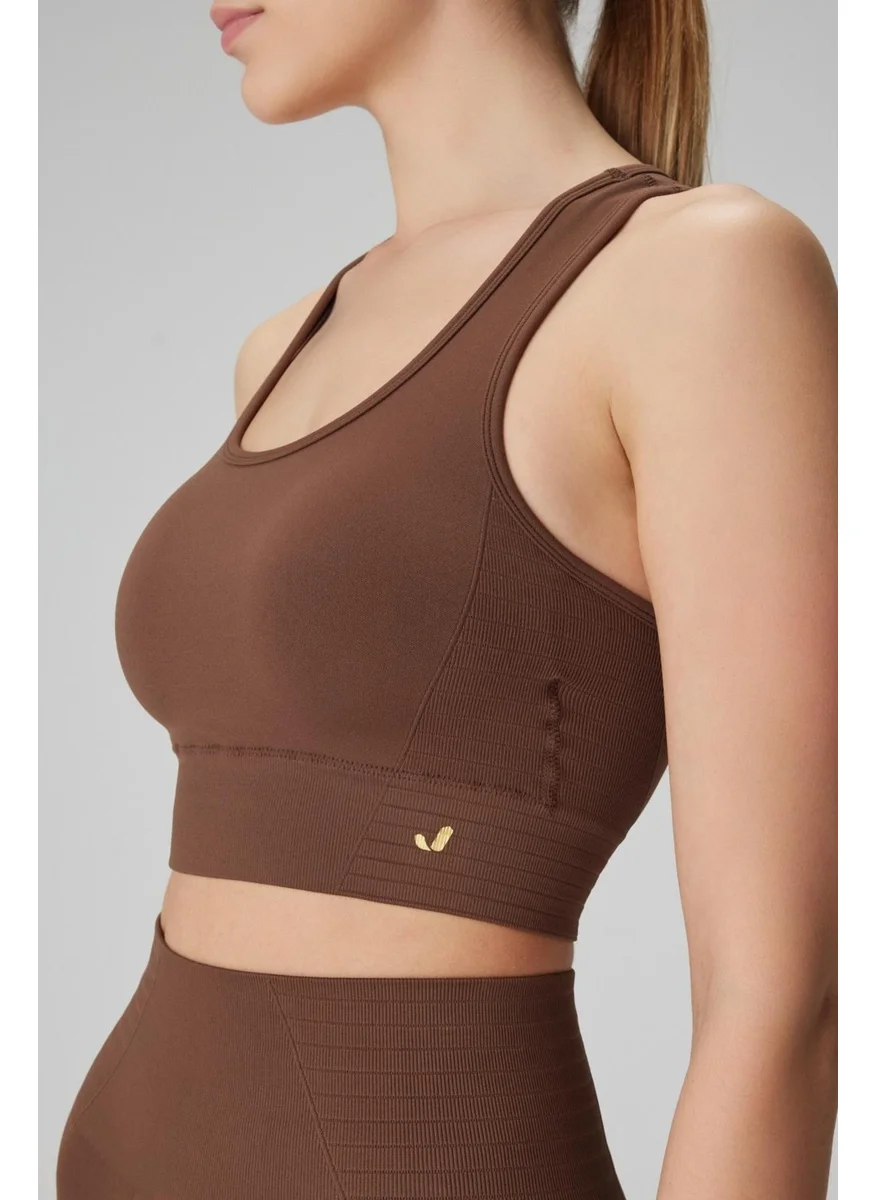 Jerf Gela Double Layer Kompress Sport Bra Toprak