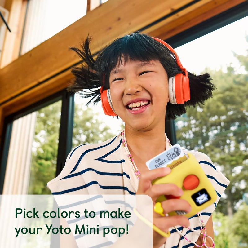 Yoto Mini Adventure Jacket in Sweet Corn (Yellow) with Matching Wrist Lanyard â€“ Accessory for Kids Mini Audio Device, Anti-Slip Silicone Skin Cover, Fitted Protective Sleeve Case - Image 2