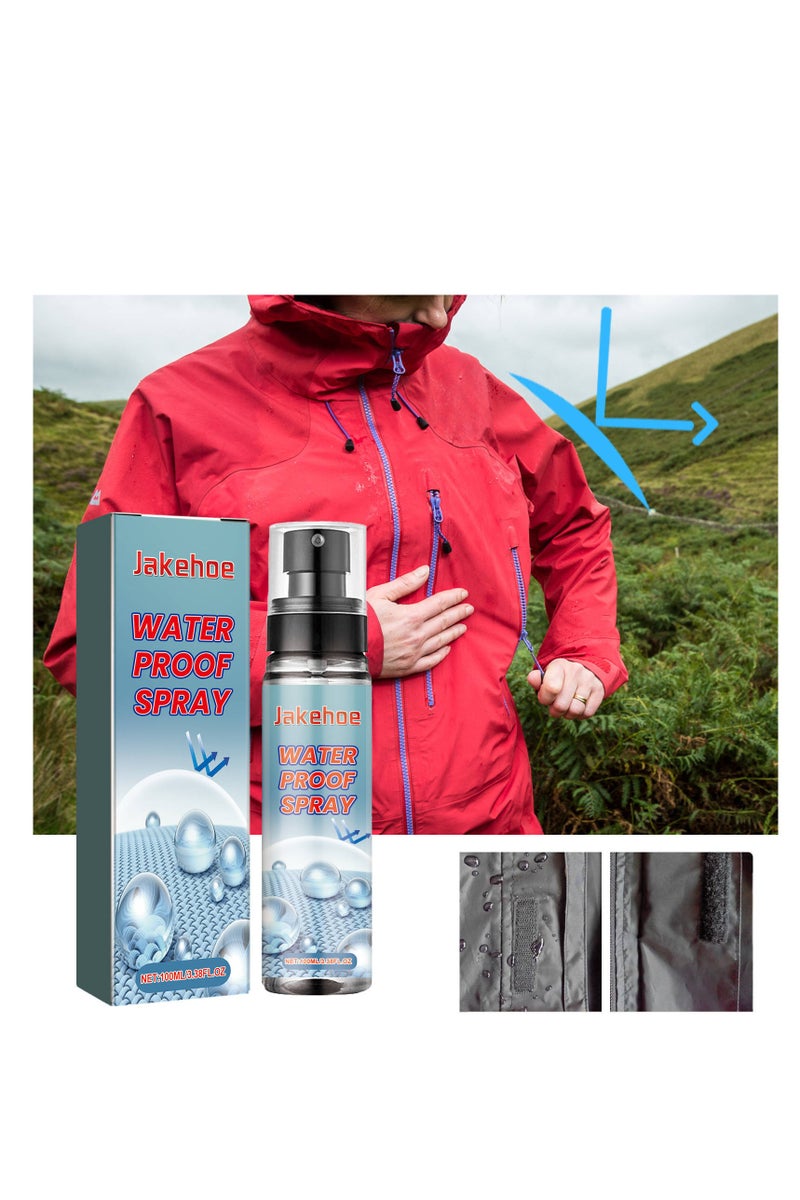 Jakehoe Nano Rain & Stain Waterproof Spray, Shoe Protector & Water Repellent for All Shoes, Bags & Fabrics – Nano Technology, Long-lasting Protection, Chrome Finish (1Pcs 100ml) - Image 2