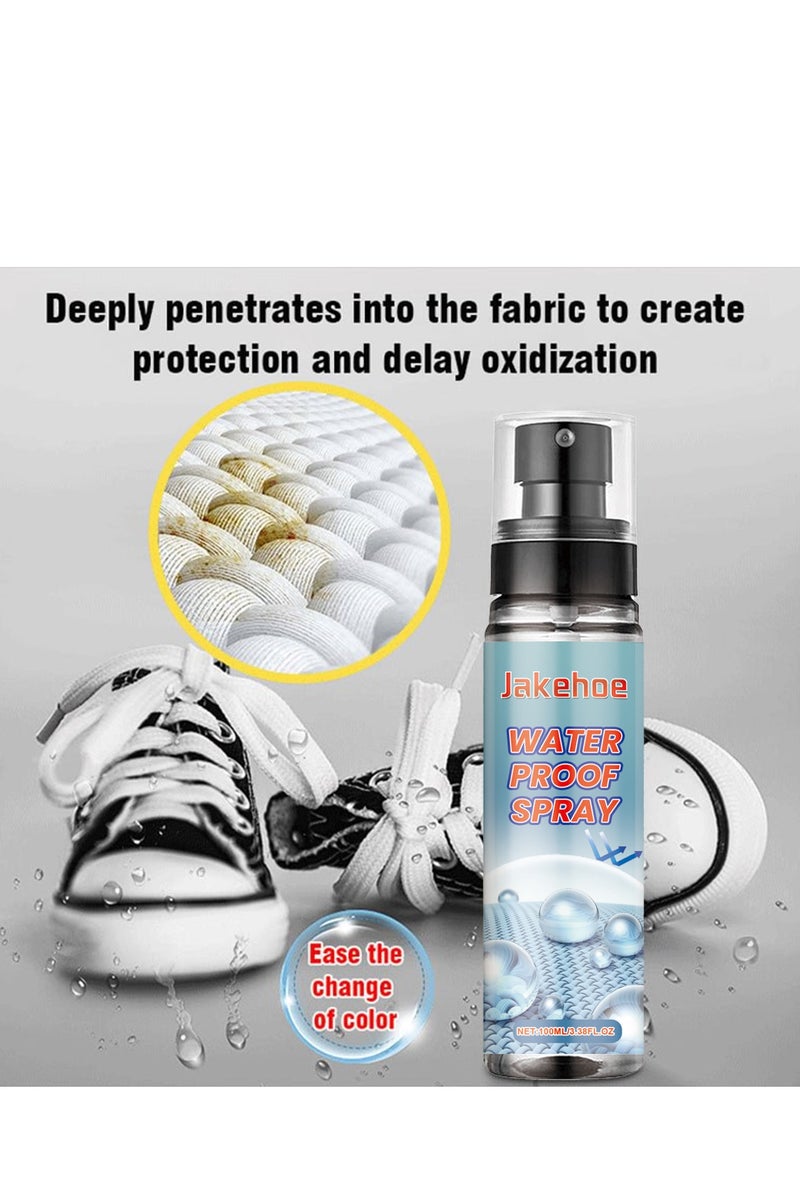 Jakehoe Nano Rain & Stain Waterproof Spray, Shoe Protector & Water Repellent for All Shoes, Bags & Fabrics – Nano Technology, Long-lasting Protection, Chrome Finish (1Pcs 100ml) - Image 5