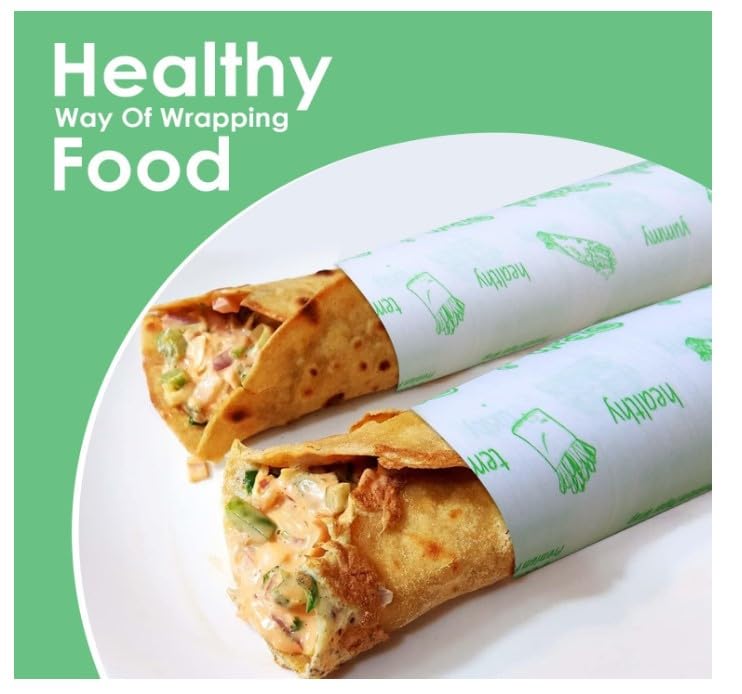YOZTI YOZTI 50 Meters Premium NonStick Butter Wrapping Paper Food Wrapping Paper Roll Reheatable Non Stick Paper Oven Safe Parchment Paper Food Wrapping Paper  - Image 3