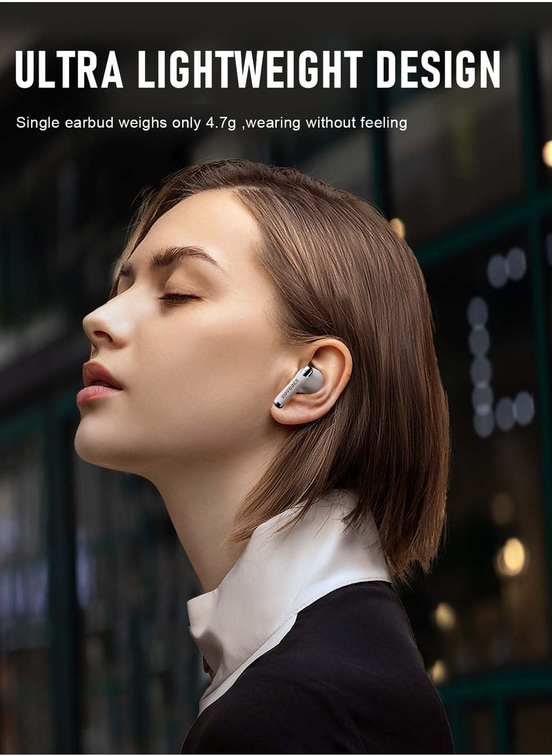 ZIPFORCE - ZIPFORCE True Wireless Earbuds, Fully In-Ear Bluetooth 5.3 Headphones 4-Mics ANC + ENC Clear Call, Bluetooth Earbuds Touch Control 40 Playtime, IPX6 Waterproof TWS, Light-Weight Earphones - Image 1