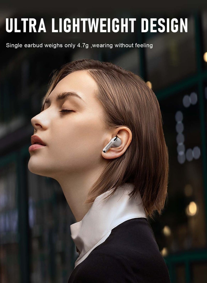 ZIPFORCE True Wireless Earbuds, Fully In-Ear Bluetooth 5.3 Headphones 4-Mics ANC + ENC Clear Call, Bluetooth Earbuds Touch Control 40 Playtime, IPX6 Waterproof TWS, Light-Weight Earphones - Image 2