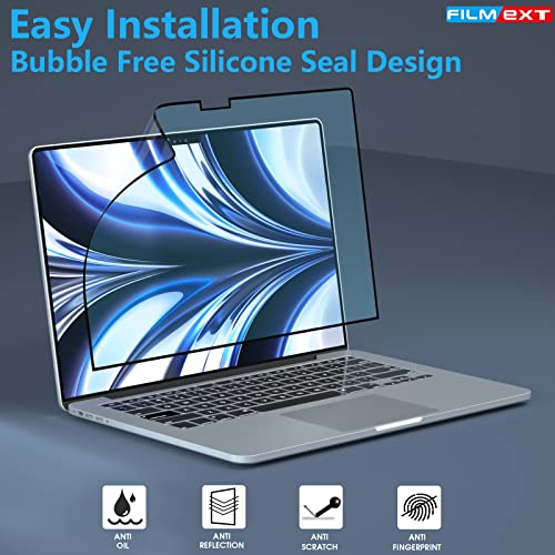 FILMEXT Macbook Air 13.6 inch Screen Protector (M2 M3 M4 M5,2022-2026), Bubble Free Anti Blue Light Screen Protector for Macbook Air 13.6" A3240 A3113 A2681-Eye Protection/Anti-Glare-Matte - Image 5