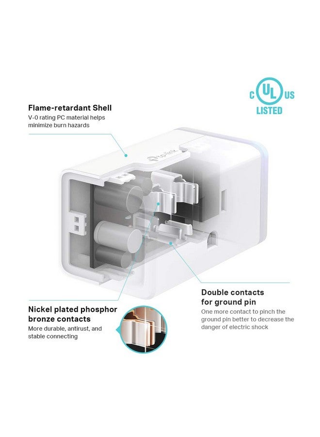 Kasa Smart Plug HS103P3, Smart Home Wi-Fi Outlet Works with Alexa, Echo, Google Home & IFTTT, No Hub Required, Remote Control,15 Amp,UL Certified, White, 3 Count (Pack of 1) - Image 4