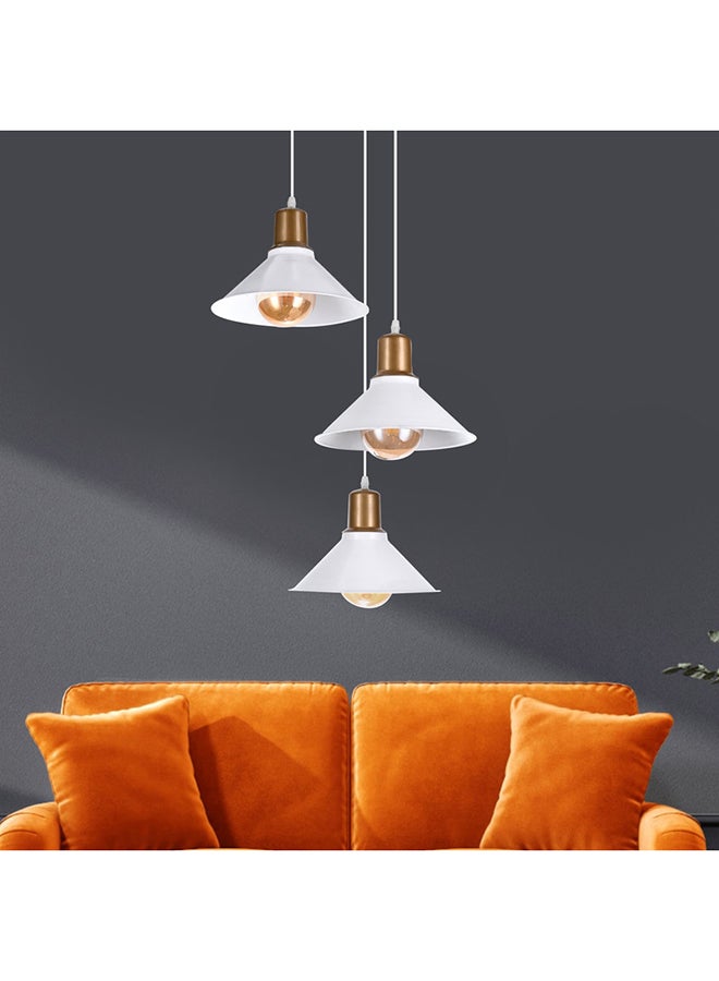 El Rawda Lighting Ja Ceiling Lamp | modern decorative LED E27 pendant light ceiling lamp hanging | suitable for any room | Color: White | Size: 70x42x70 cm