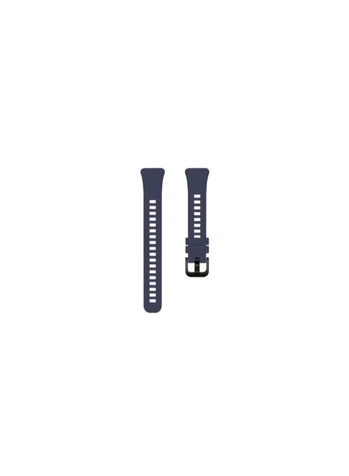 CATANES Huawei Band 6 / Honor Band 6 Fitness Tracker Replacement Silicone Band Adjustable Waterproof Smart Watch Strap with Buckle Deep Blue - Image 2