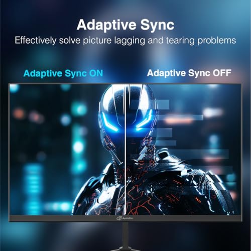 ArcticPro 27 inch Gaming Monitor 240Hz, FHD 1080p, IPS Panel, 1ms Response Time, Adaptive sync, PC Computer Monitor, 3-Sided Frameless, Ultra Slim, 120% sRGB, Bluelight Filter, HDMI & DP Ports,Black - Image 4