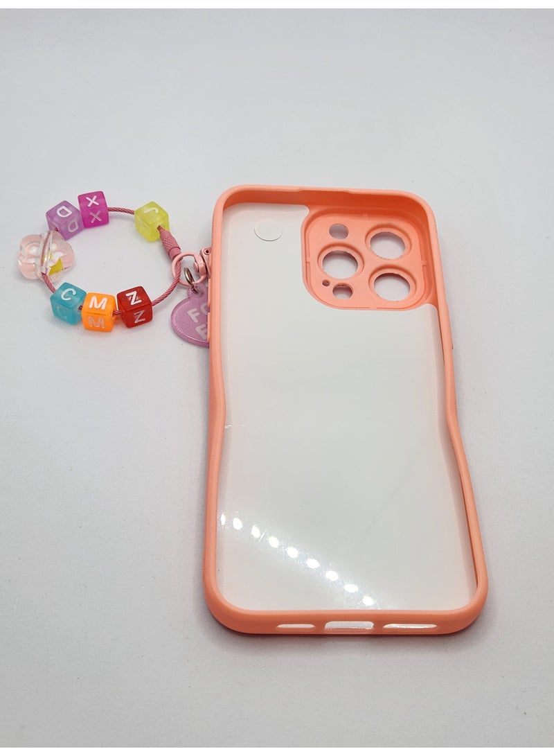 Acnor "Best Mom Ever Case for iPhone 15 Pro Max with Hand Strap and Charm – Floral Pattern Protective Cover" - Image 3