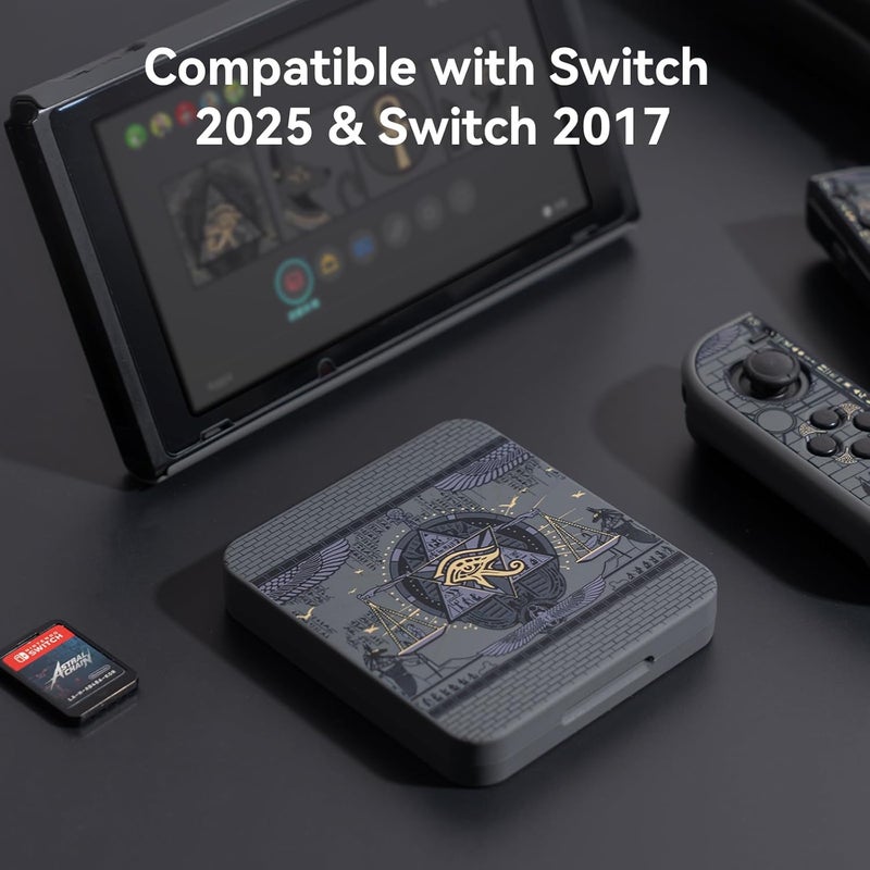 GEEKSHARE Switch Game Card Case Compatible with Switch 2 (2025) Portable Game Holder Cartridge Case for NS 2 with 12 Game Card Slots - Mysterious Land - Image 2