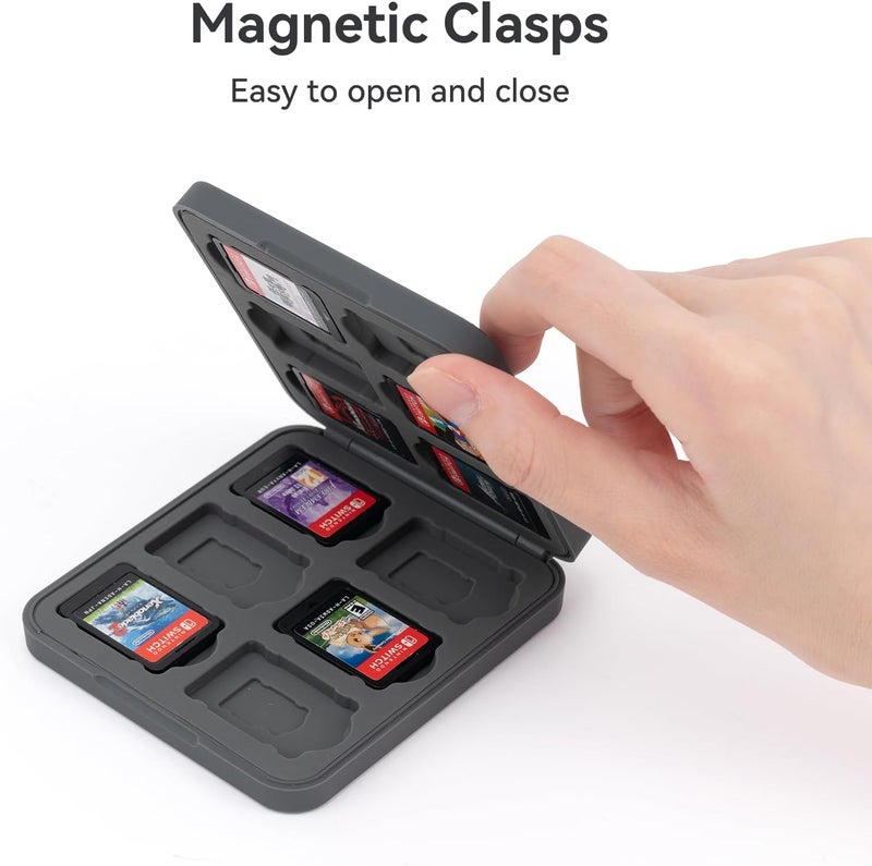 GEEKSHARE Switch Game Card Case Compatible with Switch 2 (2025) Portable Game Holder Cartridge Case for NS 2 with 12 Game Card Slots - Mysterious Land - Image 5