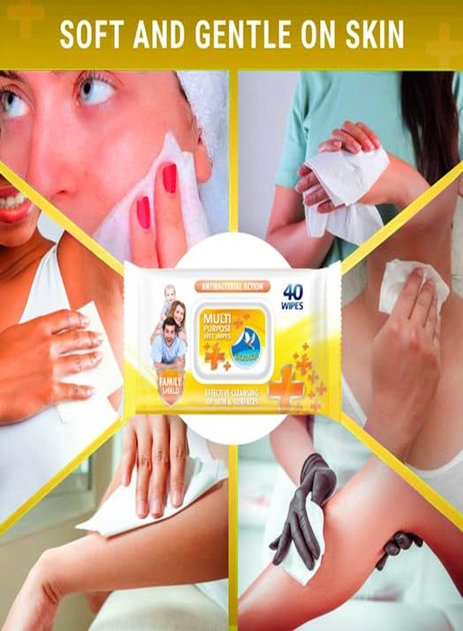 GLIDER All Purpose Surface & Skin Wipes - The Stronger Easier Way To Clean Grease, Dirt, Dust, Grime, & Glue From Hands, Tables, and More (Pack of 10 (400 Wipes) - Image 4