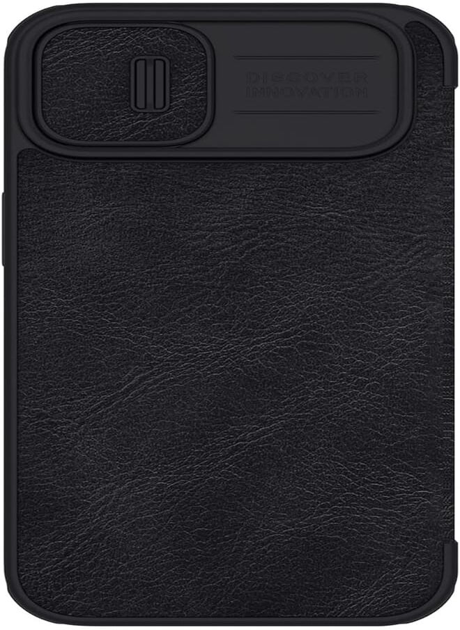 Nillkin - Nillkin qin pro leather case apple iphone14 pro max 6.7 inch 2022 - black - Image 1