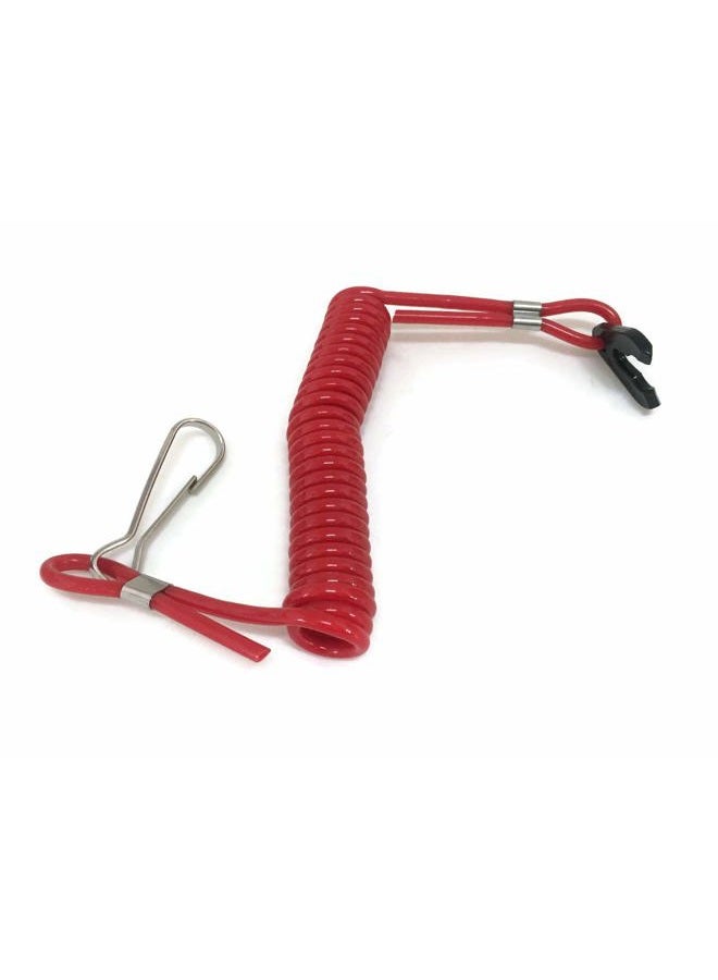 ITACO 2pcs Boat Engine Safety Kill Stop Switch Lanyard for Yamaha Honda Tohatsu Outboard Motors - Image 4