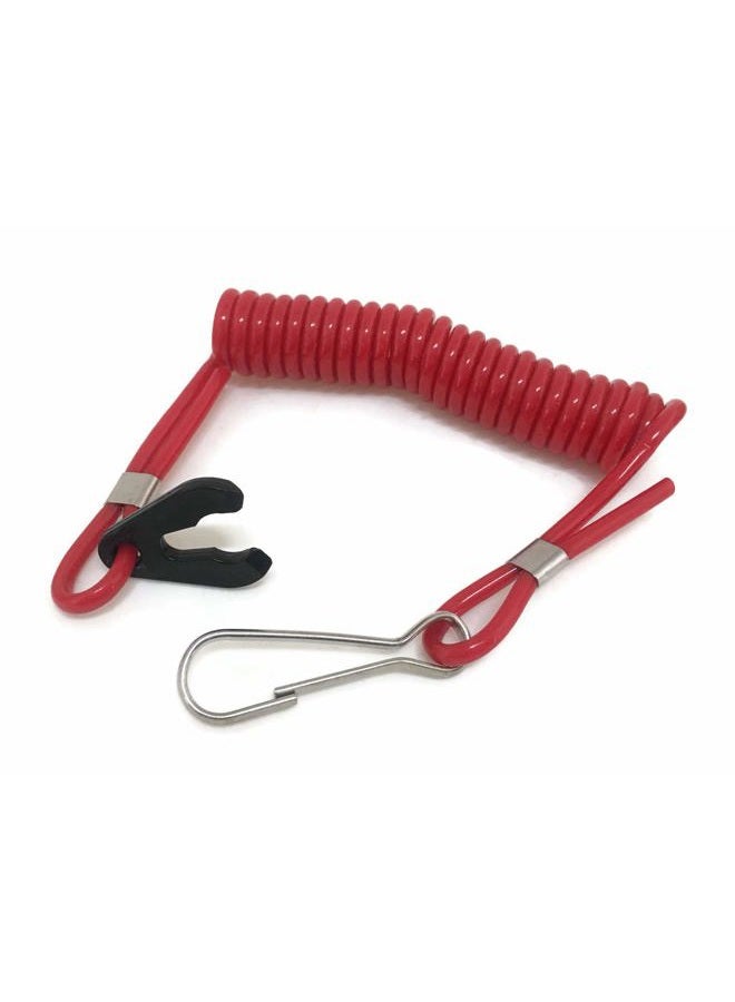 ITACO 2pcs Boat Engine Safety Kill Stop Switch Lanyard for Yamaha Honda Tohatsu Outboard Motors - Image 3