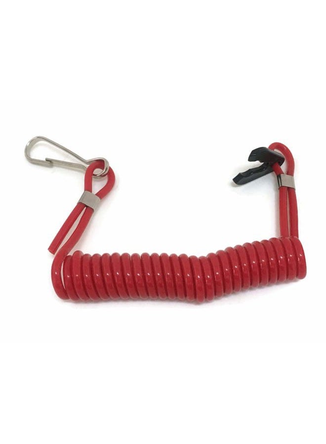 ITACO 2pcs Boat Engine Safety Kill Stop Switch Lanyard for Yamaha Honda Tohatsu Outboard Motors - Image 2