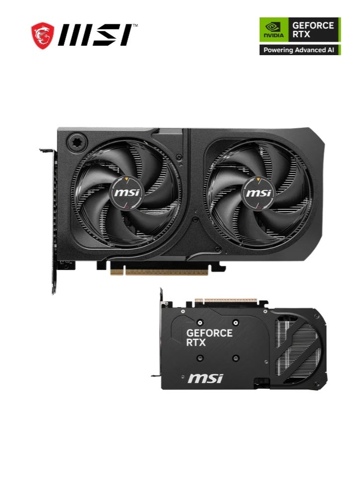 MSI GeForce RTX™ 5060 Ti 16G SHADOW 2X OC PLUS Graphics Card | 16GB GDDR7 28Gbps/128-bit | Dual-Fan Thermal Design (2 x STORMFORCE FAN) - HDMI 2.1b, DisplayPort 2.1b | 912-V535-029 - Image 2