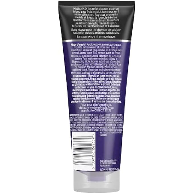 John Frieda ULTRA VIOLET POUR BLOND SHAMPOO VIOLET INTENSE, 250 ML - Image 2