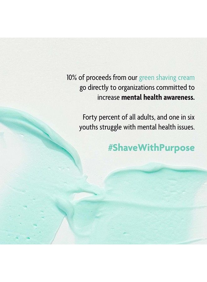 pacific shaving company Green Shaving Cream Foaming Colorful Shaving Cream Vegan Formula For A Hydrating Redness Reducing + Irritation Free Shave Cream (7 Oz) - Image 5