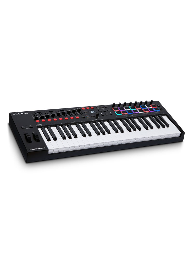 M-Audio Oxygen Pro 49 - Powerful 49-Key USB Powered MIDI Controller with Smart Controls and Auto-Mapping - Image 1