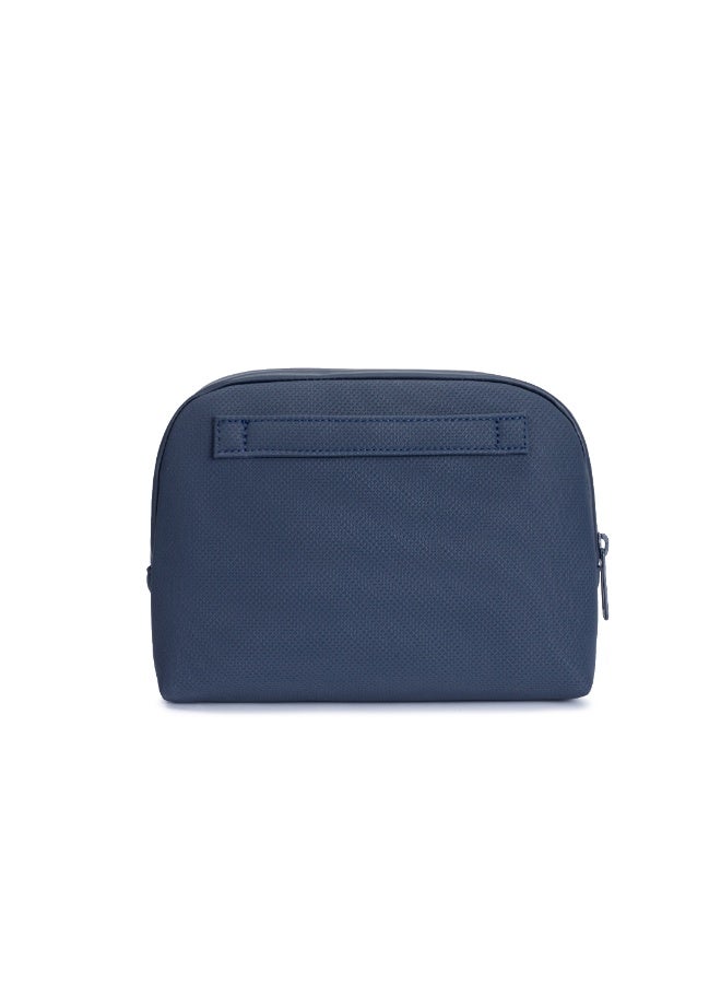 porodo Geneva 1L Tech Accessory Pouch with Cable Organizer & Easy Carry Handle / Water Resistant / Spacious Compartment / Durable Material - Blue  - Image 5